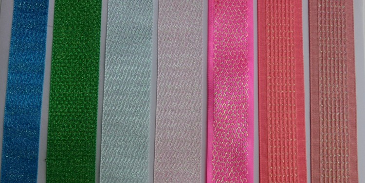 Fancy metallic ribbon