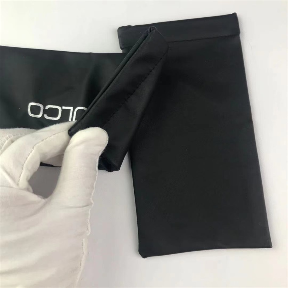 Pu leather Glass Gift Jewelry pouch